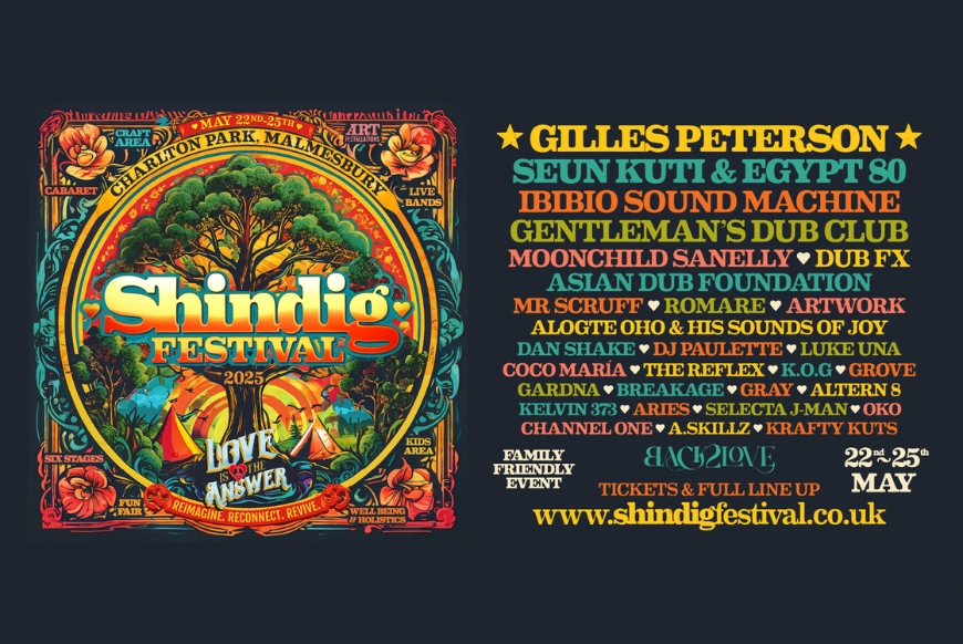 Shindig Festival lineup poster